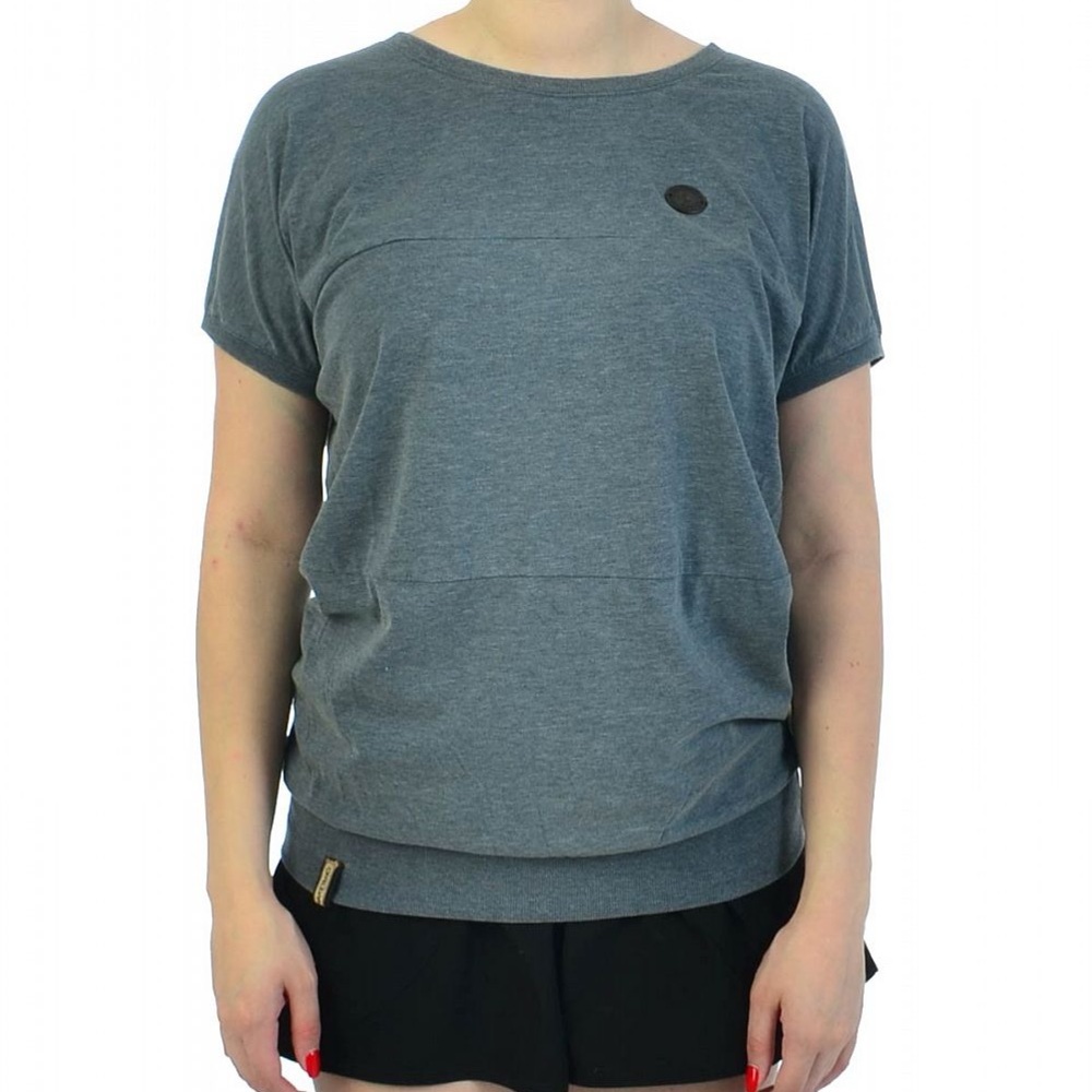 NWT naketano blue grey shirt l